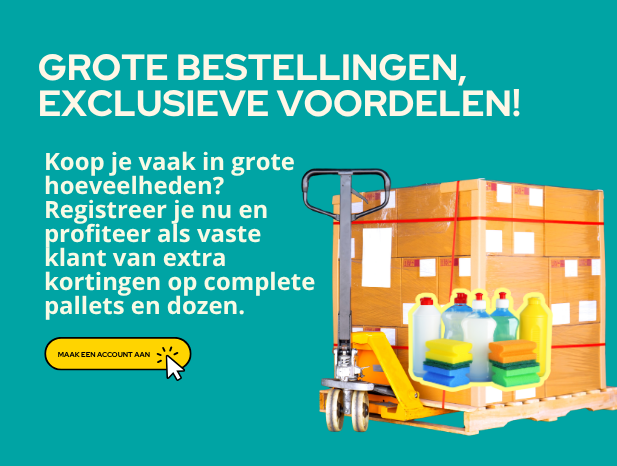 Grote bestellingen, exclusieve voordelen