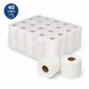 Naturel Toiletpapier 2-Laags – 400 Vellen per Rol – Zacht en Absorberend – ECO- en FSC-Keurmerk – 40 Rollen