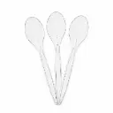 Herbruikbare Plastic Lepels 18 cm – Transparant – 3,8 g – Premium Sterk – Vaatwasmachinebestendig EN 12875-1 – 1000 Stuks (20x50) – Horeca & Catering