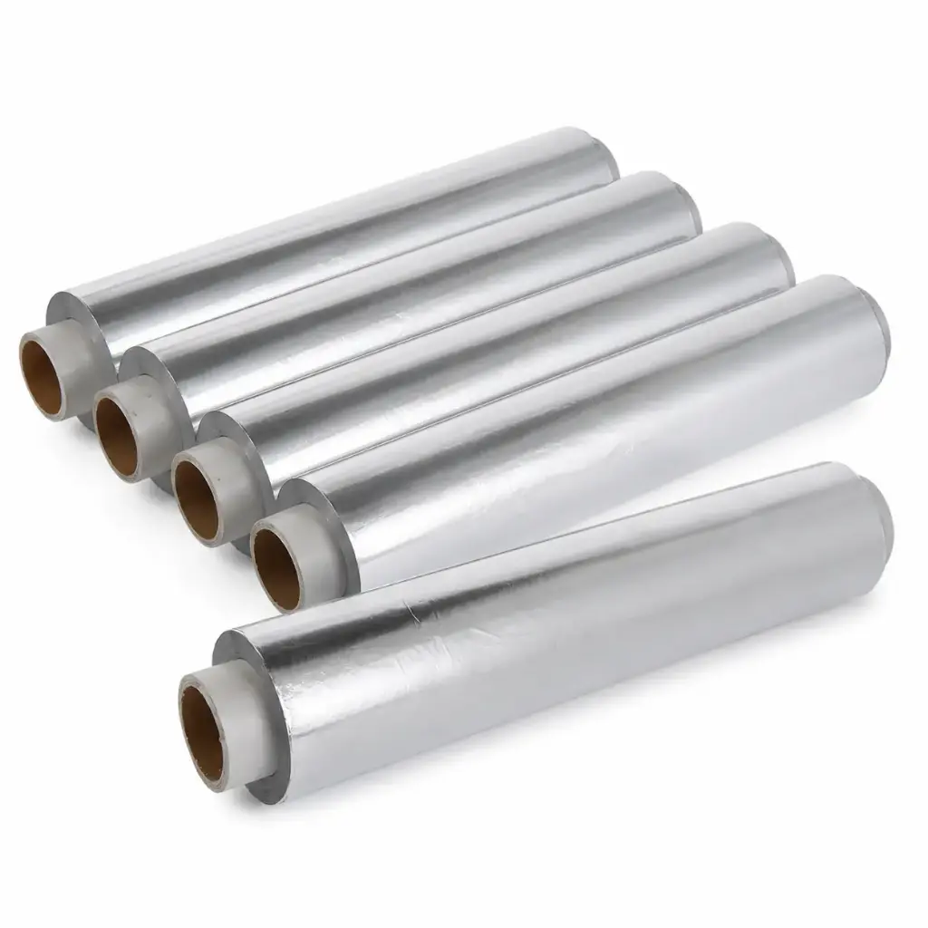 Aluminiumfolie 30 cm – 14 Micron – 1200 g per Rol – 6 Rollen – Extra Sterk Horeca Folie voor Keuken, Catering, Döner & Take-awayAluminiumfolie 30 cm – 14 Micron – 1200 g per Rol – 6 Rollen – Extra Sterk Horeca Folie voor Keuken, Catering, Döner & Take-away