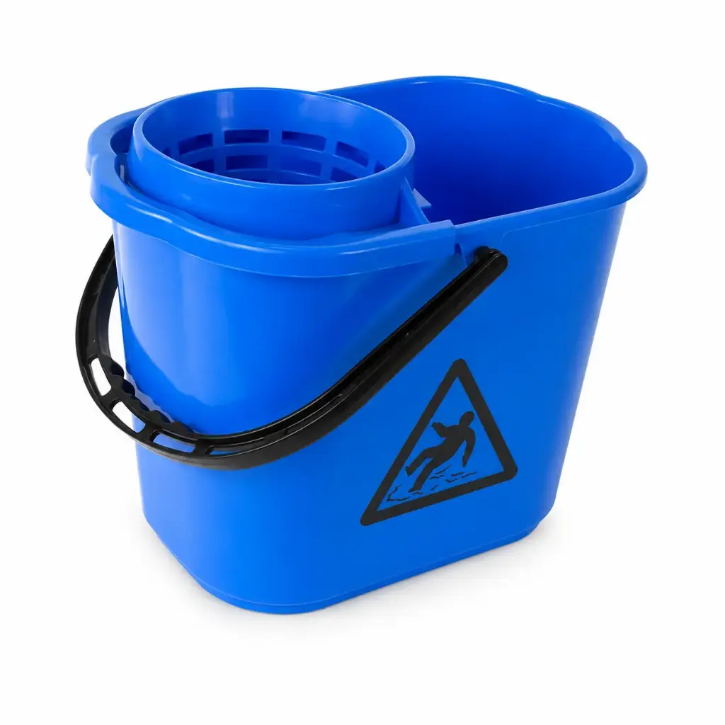 Mopemmer 12 Liter - Met Uitwringkorf - Blauw - Zonder Mop