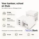 A4 Printpapier 75 g/m² – Kopieerpapier – 5 Pakken x 500 Vellen – 2500 Vellen – Wit Printerpapier voor Inkjet, Laser & Kopieermachine