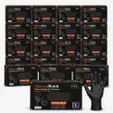 NaturaSterk Handschoenen Diamond Grip Nitril Handschoenen Zwart Large/8 – 8 Gram – Extra Grip – Poedervrij & Latexvrij – 20 Dozen – 1000 Stuks