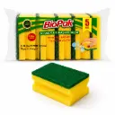 Biopak Geprofileerde Schuurspons Per Zakje 5 Stuks   ( Per Master Zakje 36 inner zakje )