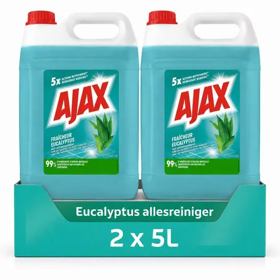 Ajax Allesreiniger Eucalyptus 5 Lt x 2 Stuks Per Doos