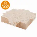 Vetvrij papier 31x38cm hamburgervellen oranje parole BIO Per Doos 4000 Stuks