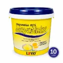 LEVO Mayonaise 80% – 10 Liter – Volvette Hollandse Mayonaise – Glutenvrij en Lactosevrij – Grootverpakking voor Horeca en Catering