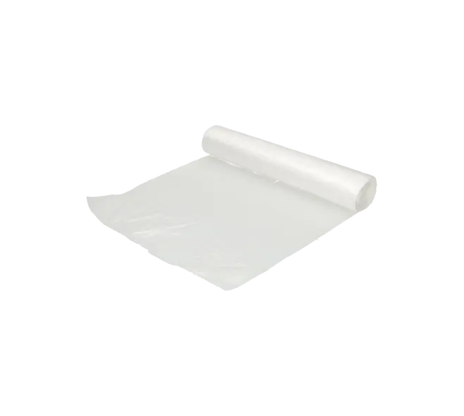Afvalzak Gerecycled HDPE Transparant 50x55cm T15 25 Liter HY Per Doos 20 Rollen x 50 Stuks 