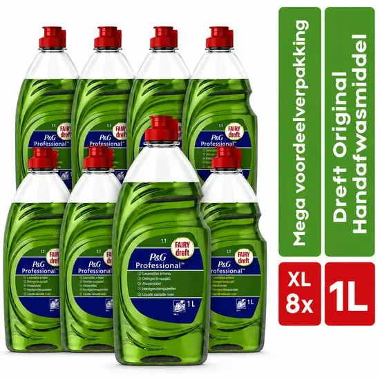 Dreft Handafwasmiddel Original 1 Lt x 8 Stuks