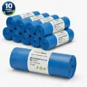NaturaSterk Afvalzakken Recy. 70x110 Blauw T70 120 LT Per Doos 10 Rollen x 20Stuks