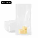 Vacuümzakken 15 x 25 cm – 1000 Stuks – 90 Micron – Transparante Vacumeerzakken voor Vlees, Vis, Kip en Diepvries