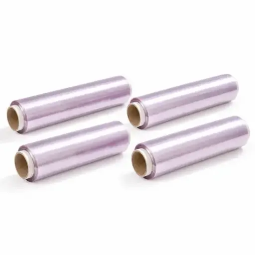 [NM120124] NaturaSterk PVC Vershoudfolie 45 cm Lila – 1200 gr per Rol – 4 Rollen per Doos – Professionele Huishoudfolie voor Horeca en Catering