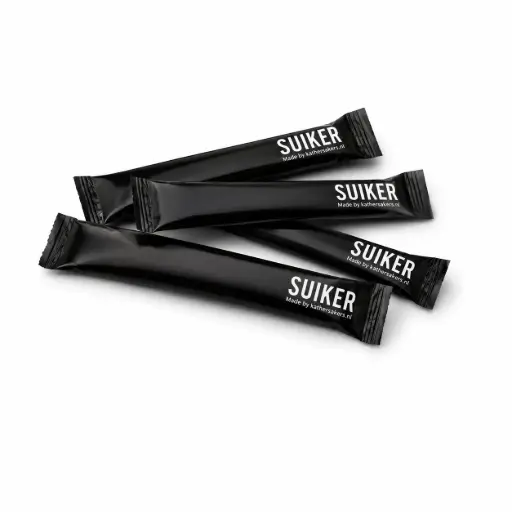 [NM120165] Suikersticks 4 gram - 1000 stuks - Individueel verpakt - Kristalsuiker