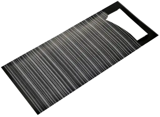 [PP120033] Bestekzakje Zwart Papier Binnen Servet 5 x 100 Stuks