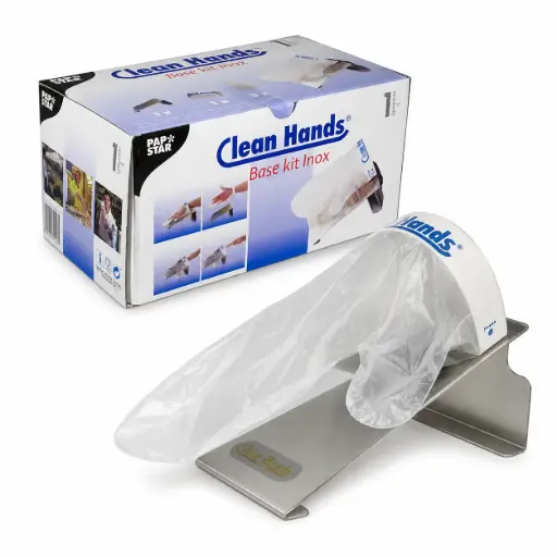 [PP150204] Clean Hands Base Kit roestvrij staal 11,5 cm x 12,7 cm x 22 cm zilver 8 stuks (8x1)