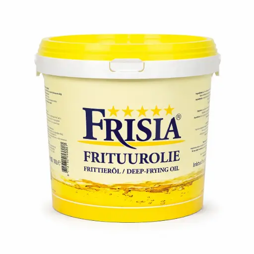 [NM180012] Frisia Frituurolie – 10 Liter Emmer – Plantaardige Olie – Voor Frituren en Wokken – Neutrale Smaak – Geschikt voor Horeca en Thuisgebruik