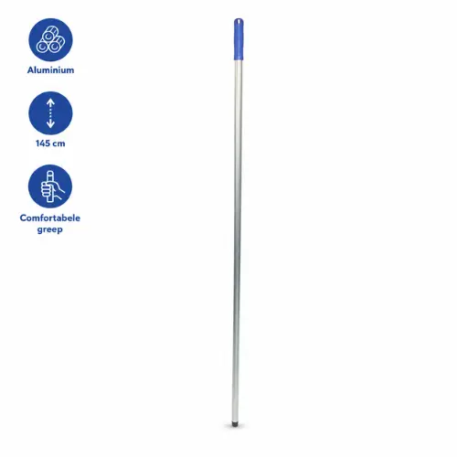 [PR/03098] Aluminium Steel Greep Blauw 1450mm